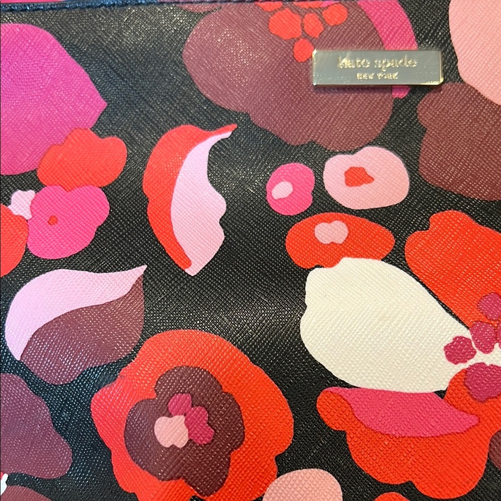Kate Spade Floral Women's Bag - Black and Red